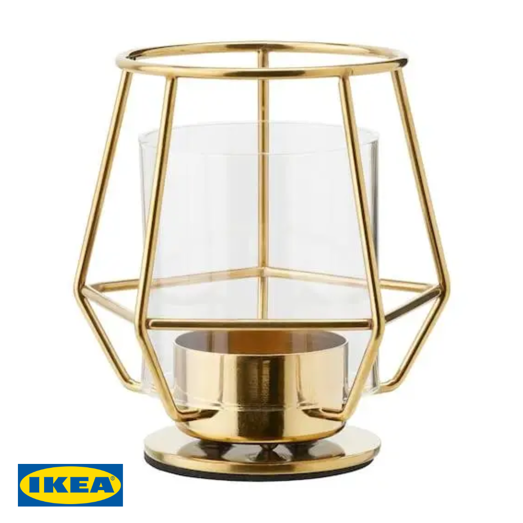 Підсвічник IKEA PÄRLBAND 503.485.45 Золотистий