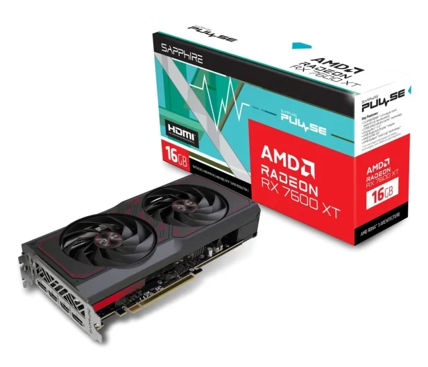 Відеокарта Sapphire Radeon RX 7600 XT Pulse 16 GB GDDR6