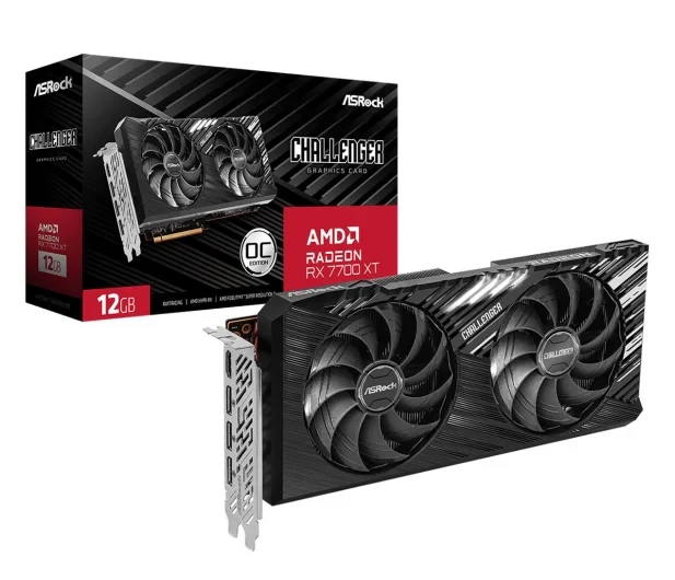 Відеокарта Asrock Radeon RX 7700 XT Challenger OC 12GB GDDR6