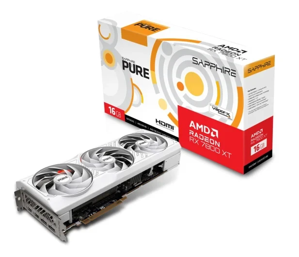 Відеокарта Sapphire Radeon RX 7800 XT Pure 16GB GDDR6