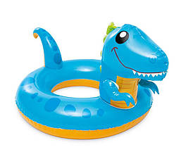 Круг надувний Тварини - Динозавр, Intex, 59221, для дітей від 3 до 6 років, розмір 81 х 58 см