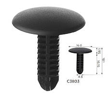Кліпси C3803 кріплення обшивки багажник, капот TESLA (101091900A) (уп.100шт)