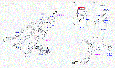 Патрубок радіатора пічки відвідний Sonata Optima MOBIS 97312C1500, фото 2