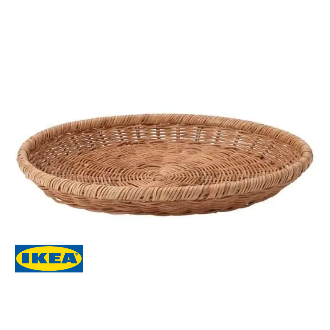 Декоративна тарілка IKEA NÖJAKTIG 004.976.94 Коричнева