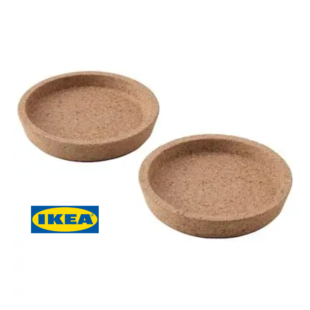 Набір підставок під чашки IKEA 365+ Діаметр - 10 см 302.829.46 Коричневі
