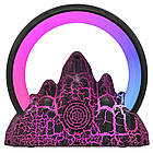 Настільна лампа-нічник з бездротовою зарядкою та будильником, AD-2272 / Бездротовий світильник з колонкою, фото 4