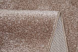 Килимова доріжка з об'ємним візерунком бежева CAMINO 00000A Visone/Visone ширина 80 см, фото 2