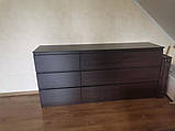Комод Лайт 9 ящиков колір венге магія на телескопических направляющих, фото 3