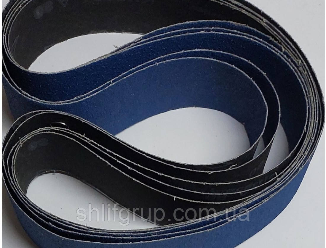 Цирконієва наждачна стрічка Р60 по нержавіючій сталі 50х686, фото 1