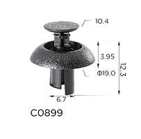 Кліпси C0899 розпірні TOYOTA, LEXUS (9046707211, 90467-07211, 11365) (уп.100шт)