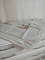 Скатертина льняна на кухонний стіл 1 х 1,5 м.