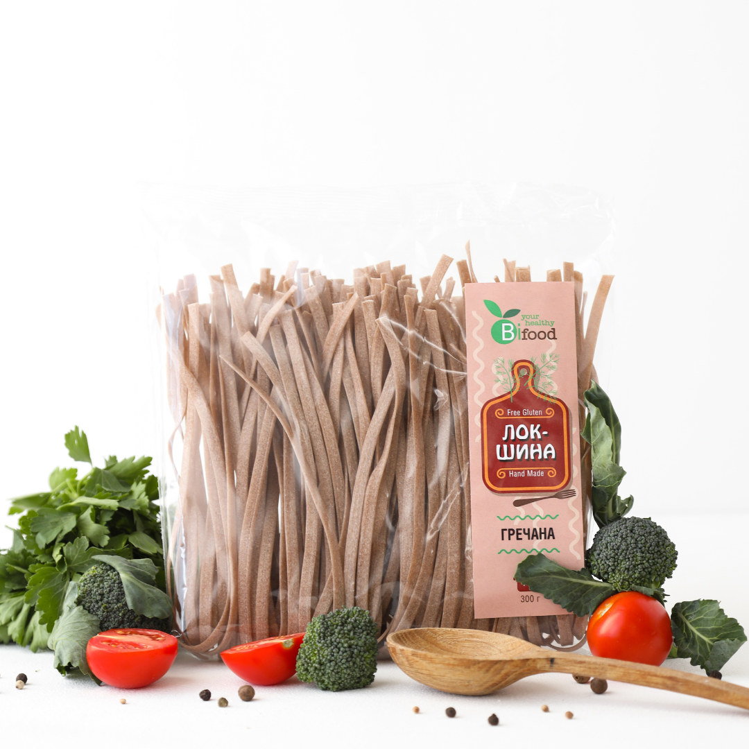 Локшина гречана 300 г Bifood