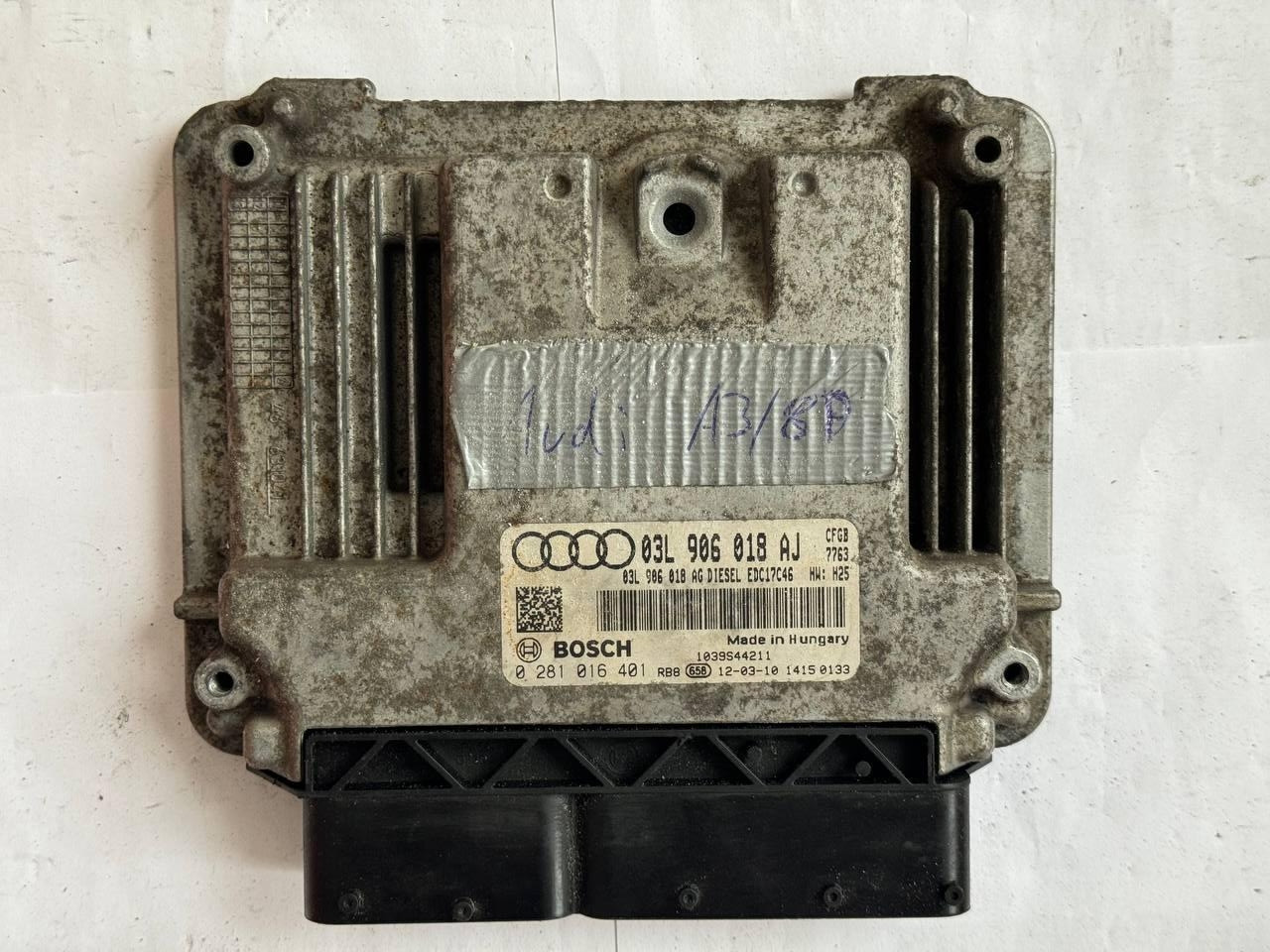 Електронний блок керування Audi diesel Bosch 03L 906 018 AJ / 03L906018AJ / 0 281 016 401 / 03L906018AG