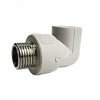 Кут PP-R SANTAN Profi 20х1/2" із зовнішнім різьбленням