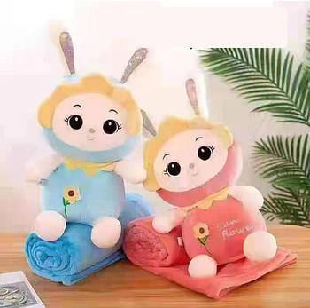 М'яка дитяча іграшка Лялька, плюшева іграшка Лялька з ковдрою 50 см Тік Ток тренд Nina