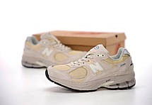 Жіночі кросівки New Balance 2002R Sandy Взуття Нью Беланс 2002Р пісочні замша текстиль демісезон, фото 6