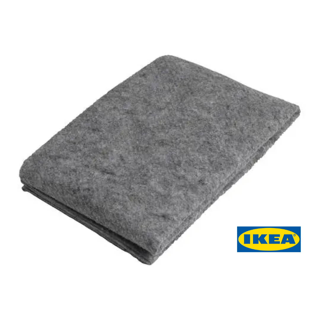 Протиковзка підкладка для підлоги IKEA STOPP FILT 235х165 см. 901.322.61 Сіра