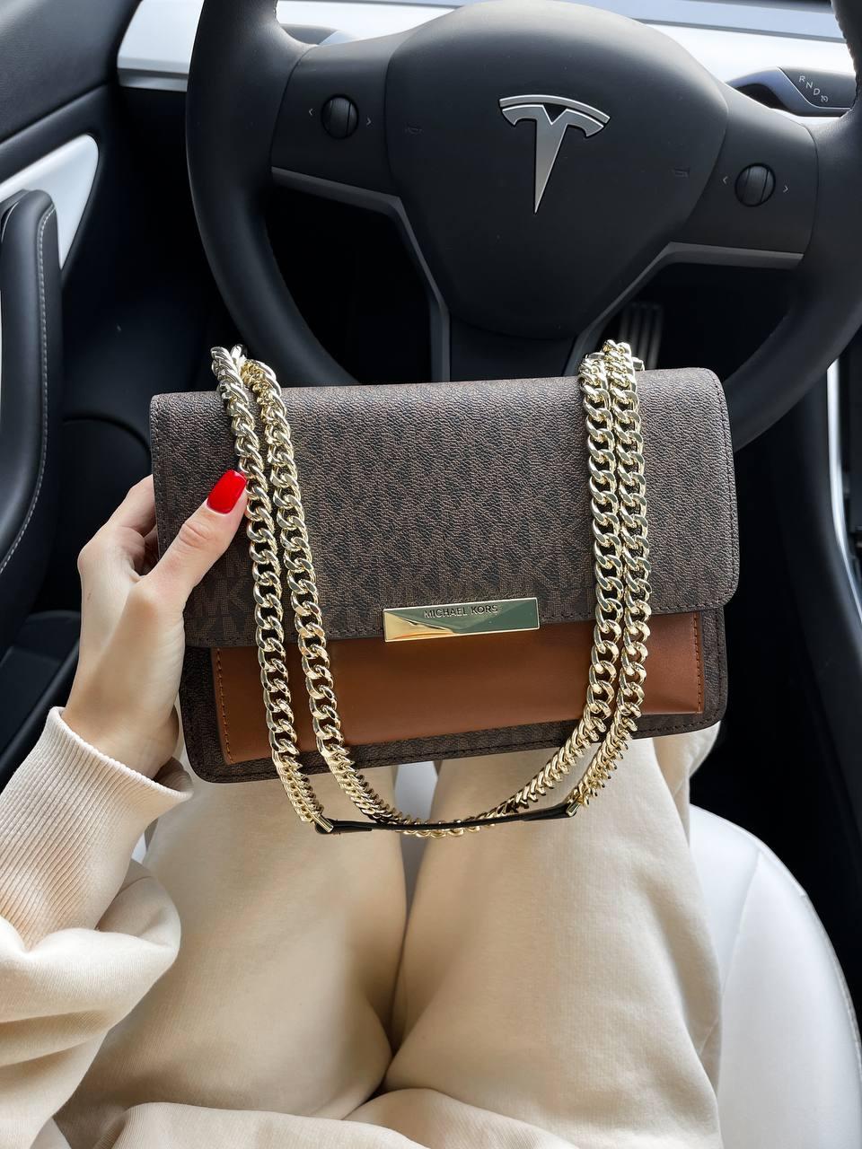 Жіноча сумка Майкл Корс коричнева Michael Kors Brown, фото 1