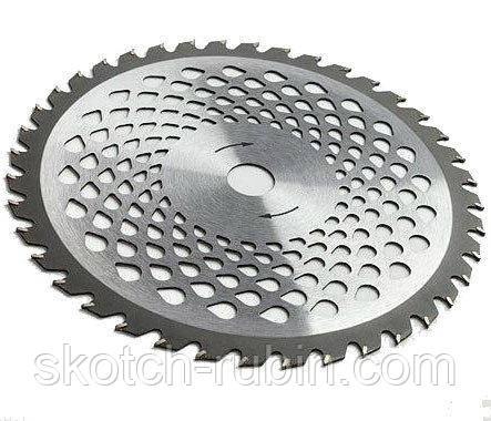 Диск для триммера з перемичкою 40 зубів для ефективної косовиці трави і чагарників