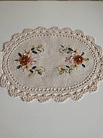 Серветка вишита стрічками 35 х 25 см.