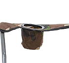 Рибальське крісло "Панама" камуфляж, Рибальське крісло павук, Крісло для риболовлі з козирком, фото 8