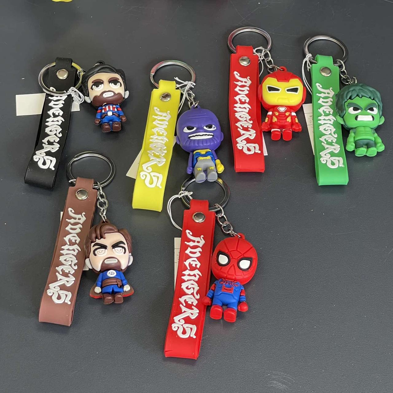 Брелок силіконовий "Супергерої Марвел", мікс, Брелок "Супергерои", фото 1
