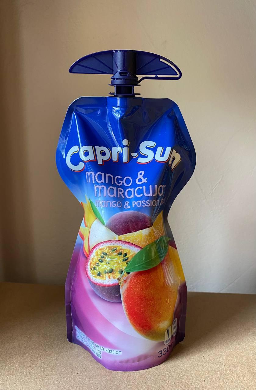 Сік з м'якоттю капрізон манго маракуйя Capri - Sun 330мл. Німеччина