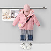 Дитяча куртка на дівчинку з сумкою весна-осінь, єврозима