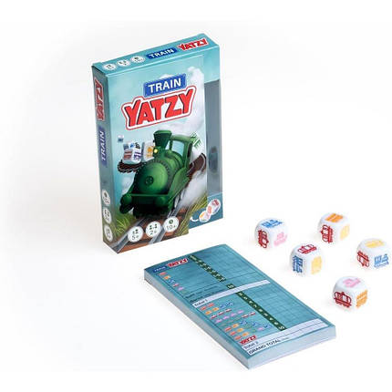 Настільна гра Train Yatzy (Яцзи. Потяги), фото 2