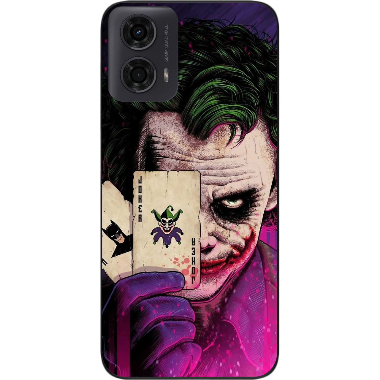 Бампер силіконовий Case для Motorola Moto G24 з малюнком Joker
