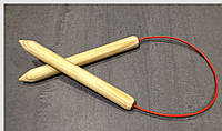 Толстые круговые спицы для толстого вязания 2.5см х 30см, L 50см-150см ( для толстой пряжи гребенной ленты)