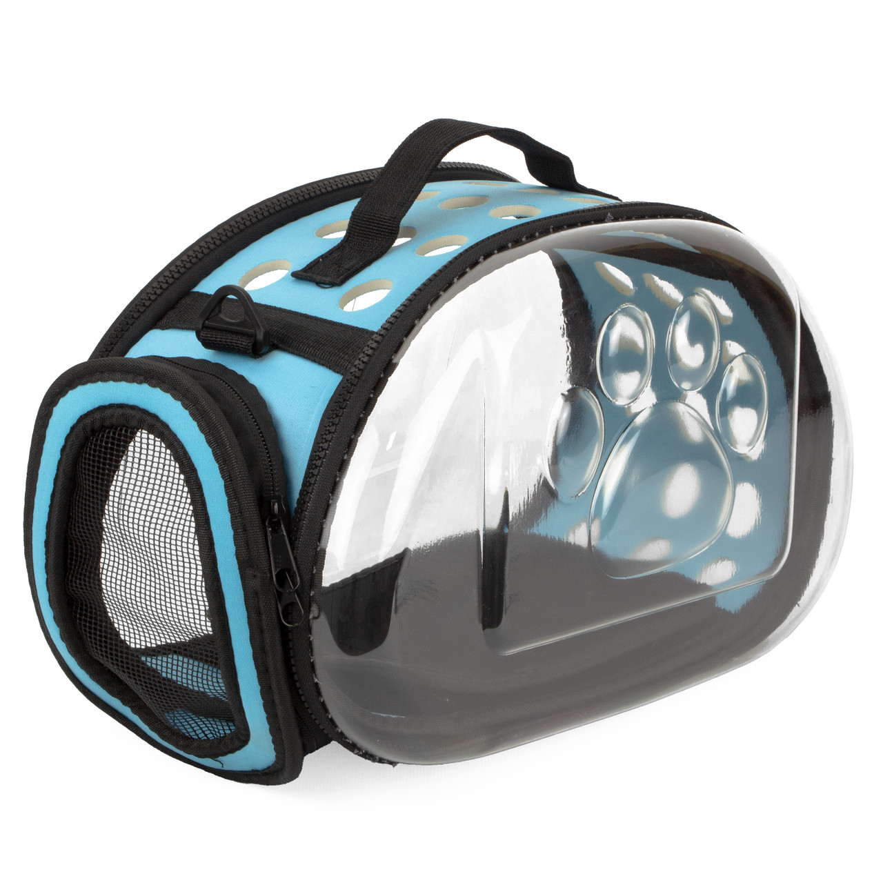 Сумка-переноска для кішок і собак 34x20x20 см (S) CosmoPet CP-21 Blue