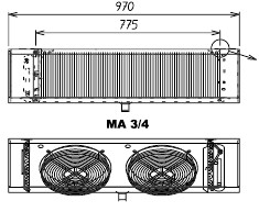 Повітряоохолоджувачі МА 3 ED S.E.R. (Італія)