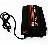 Перетворювач напруги інвертор UKC 1300W UPS-1300A із захистом від перегріву та замикання -AAS-130-Black., фото 4