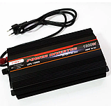 Перетворювач напруги інвертор UKC 1300W UPS-1300A із захистом від перегріву та замикання -AAS-130-Black., фото 5