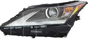 Фара ліва Lexus RX 15-19  Fps ел., с кор., галоген жовта вставка