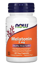 Мелатонін Now Foods Melatonin 3 мг 60 капс США
