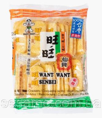 Рисове печиво, рисові крекери rice crackers Senbei WANT WANT 112 г