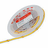 LED-стрічка 10 Вт 24 В COB 320 діодів 100 Лм/Вт теплий білий 2800К (серія COB), гарантія 3 роки SL-1, фото 4