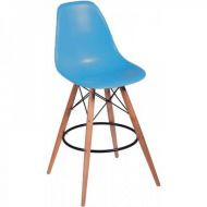 Стілець барний Тауер Вуд синій, фото 1