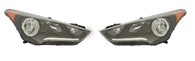 Фара передня Hyundai Veloster 12-17 (H7/H7/1156A/LED/W5W) комплект Depo мех., без ламп