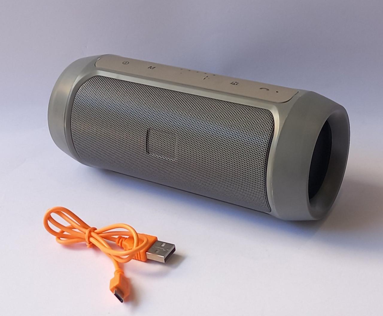 Портативна колонка Charge 2+ grey сіра, фото 1