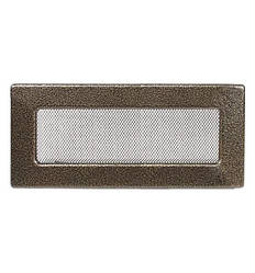 Камінна решітка антик золото 25х11см (посадковий 22,5х9)