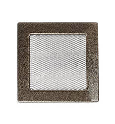 Решітка камінна антик золото 17х17 см (посадковий 15х15)