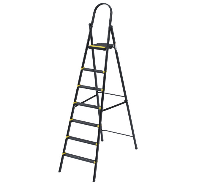 Драбіна стальова посилена SLIM, 7 сходинок (DRSLM-07) (150 кг), Aloft, Арт.51213