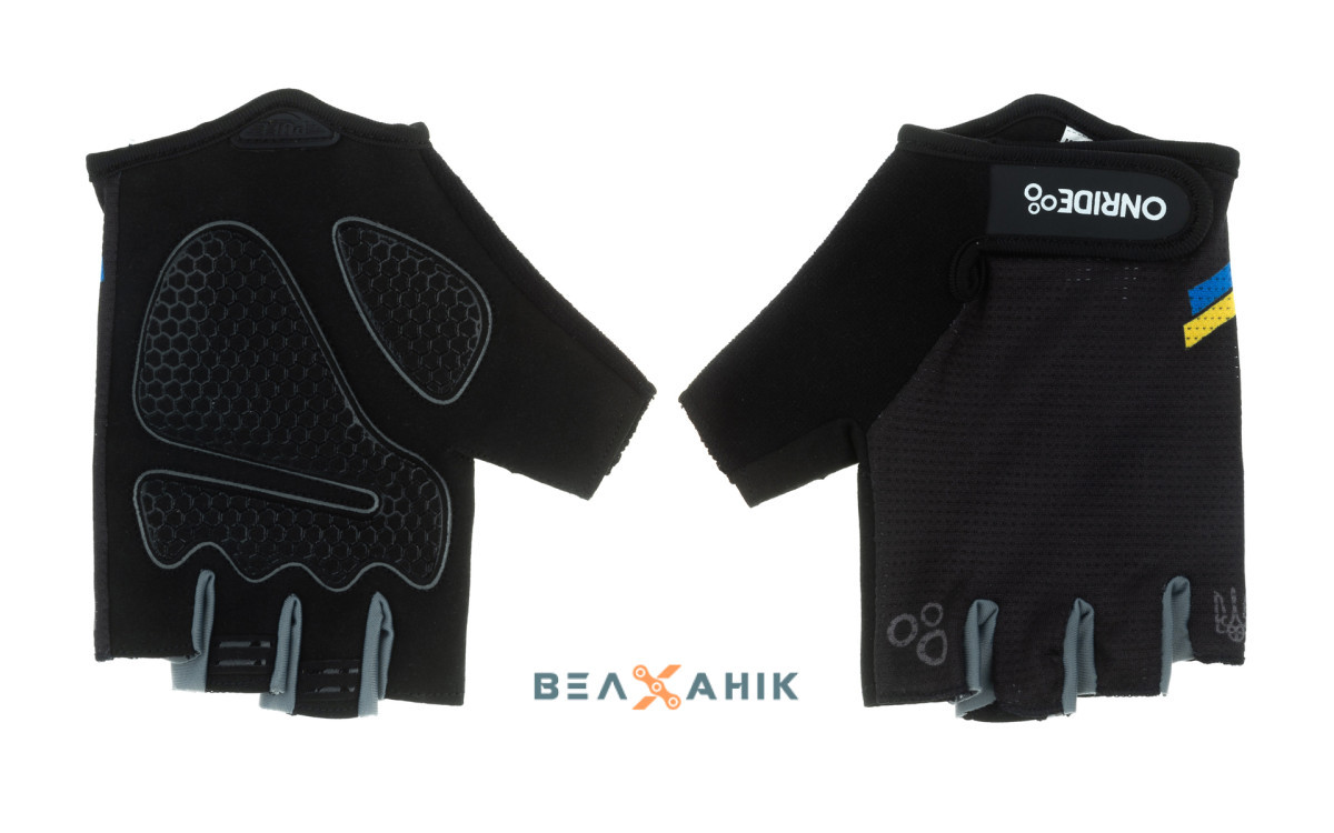 Рукавиці ONRIDE Hold 20 UA короткі пальці чорні [XL]
