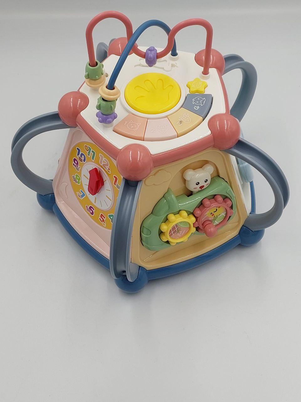 Розвиваючий мультикуб Limo toy FT 0028 B Бежевий з сірим