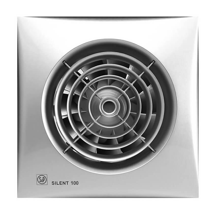 Витяжний вентилятор Soler&Palau Silent-100 CZ Silver (5210423900)