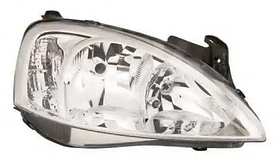 Фара права Opel Combo 01-11  TYC ел., без кор.