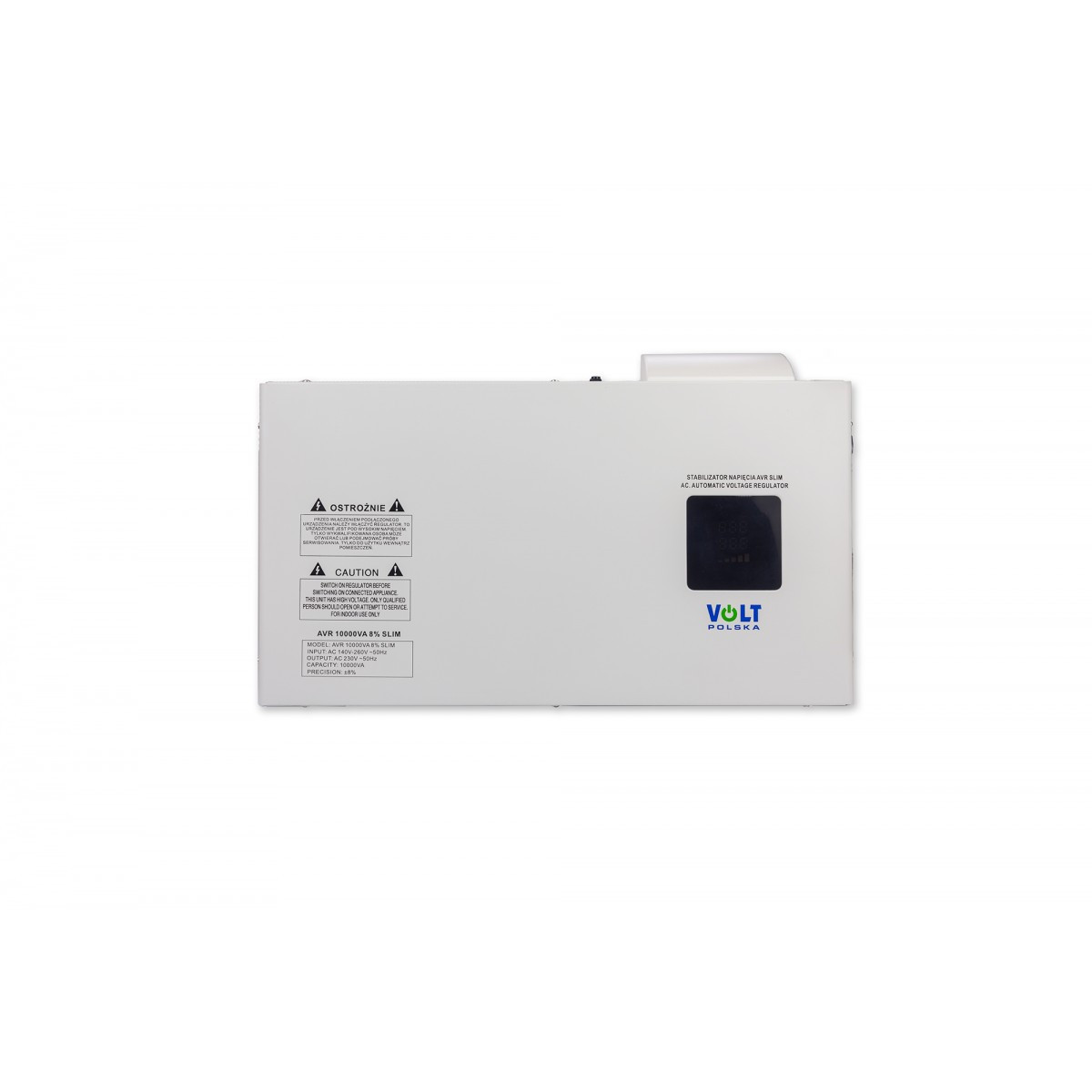 Стабілізатор напруги AVR Volt Polska 10000VA 8% SLIM